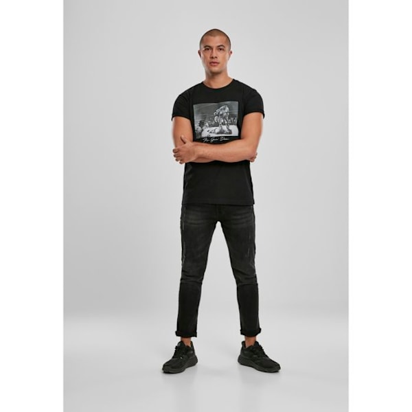 T-shirt Mister Tee falder ned svart XS