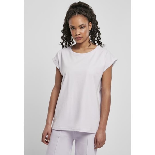T-shirt dam - Urban Classics - XL - Ekologisk bomull - Lila - Korta ärmar lila lila XS