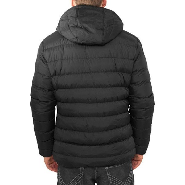Parka - Urban Classics - Basic Bubble - Dunjakke - Hætte - 2 Lomme på siden svart/svart M