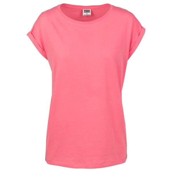 T-shirt kvinna - Urban Classic - Utökad - Rosa - Långa ärmar - 100% bomull rosa XS