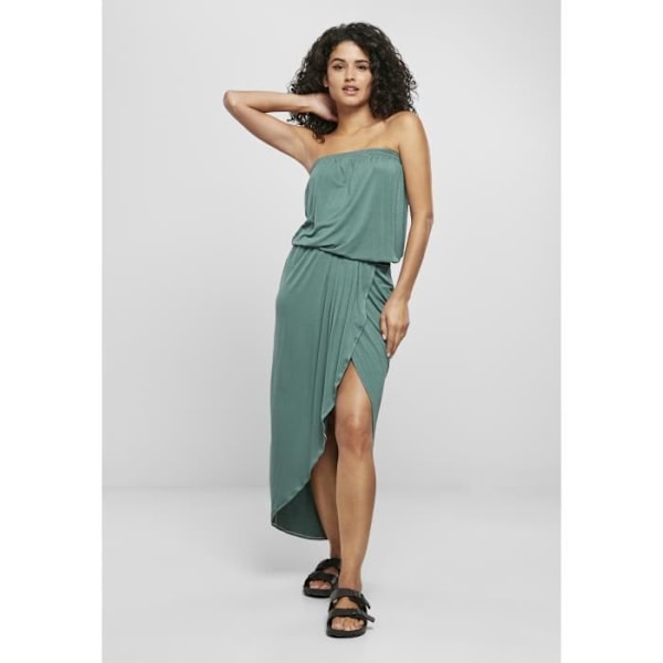 Robe bandeau femme Urban Classics viscose (Grandes tailles) - vert - XXL Grøn XXXXXL