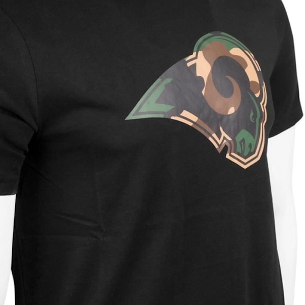 T-shirt New Era Football Fan - NFL-lag svart / trä camo - Los Angeles Rams - Man - Korta ärmar Los Angeles Rams XL
