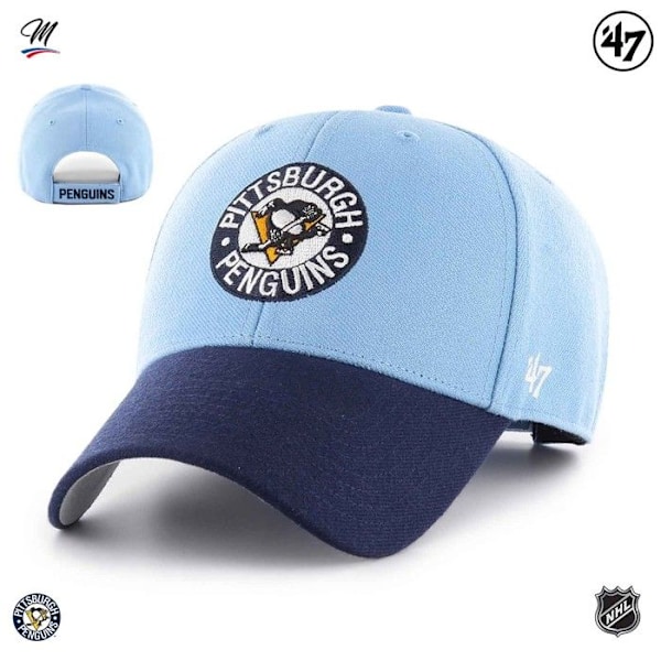 Kasket - 47 NHL - Pittsburgh Penguins - To Tone - Komfortabel - Justerbar columbia
