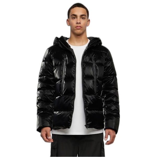 Doudoune - Urban Classics - Shark Skin - Sort - Mand - Tykk polstring Svart XL