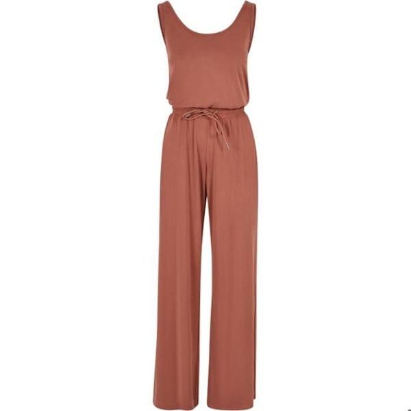 Ærmeløs jumpsuit - Urban Classics - Store størrelser - Terracotta farve - Modal stof - Optimal komfort terrakotta XXXXXL