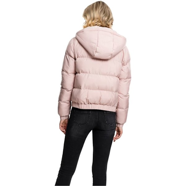 Doudoune med huva dam Urban Classics rosa S