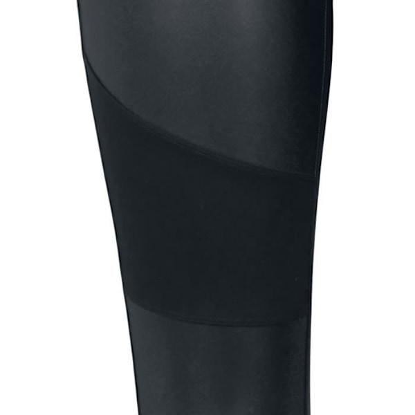Legging Urban Classics Faux Cuir Tech naisille - Musta sort XS
