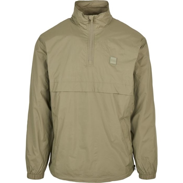 Jakke - Urban Classics - Stå-hals - Olivengrøn - Voksen - Komfortabel og Stilig grön khaki jag