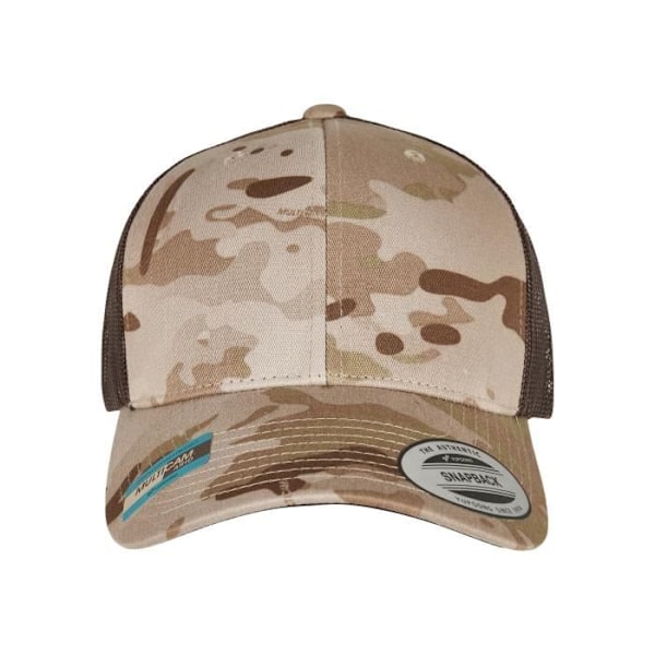 Flexfit retro multicam-keps - beige/brun - TU