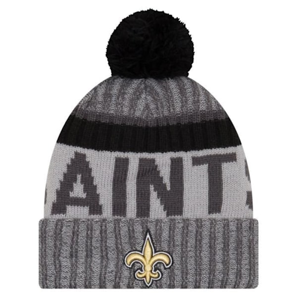 Vintermössa - New Era - NFL SIDELINE 2017 - Vit och Svart - Fleecefoder Svart