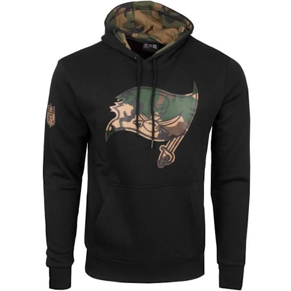 Sweatshirt med huva New Era - NFL Tampa Bay Buccaneers svart / camo - Herr - Långa ärmar Svart / trä camo M