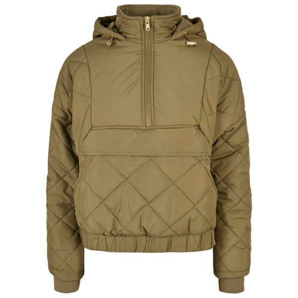 Doudoune dame - Urban Classics - Oversized - Polstret - Justerbar hætte - Praktiske lommer olivgrön S