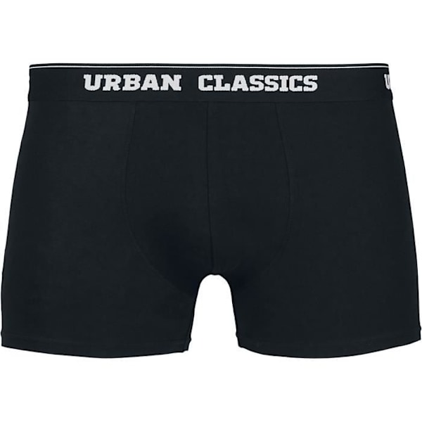 Herreboxers - URBAN CLASSICS - Sæt af 3 - Sort/Camouflage - 95% Bomuld - 5% Elastan Noir/camouflage L