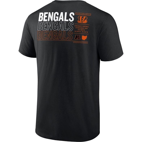 Fanatics NFL Paita - TOISTA TILASTOT Cincinnati Bengals Svart XL