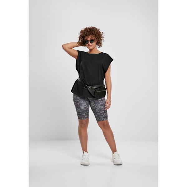 Kort cyklisthorts dam - Urban Classics - Camo - Hög midja - Maximalt komfort - Urban stil kaki/beige S