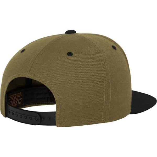 Flexfit Classic 2-Tone Snapback Cap - oliv / svart