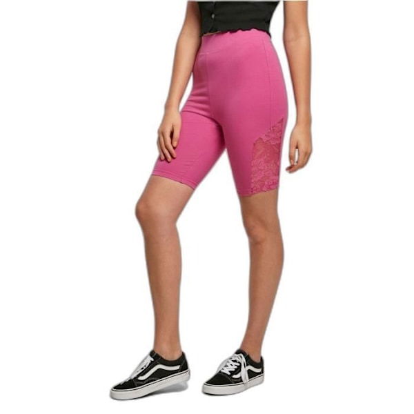 Urban Classics cykelshorts med hög midja för kvinnor - lila - M Lila M