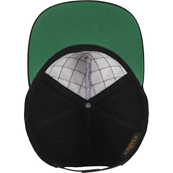 Snapback-lippis - Flexfit - Timanttivuorattu - Musta - 80% akryyli - Yksi koko sort