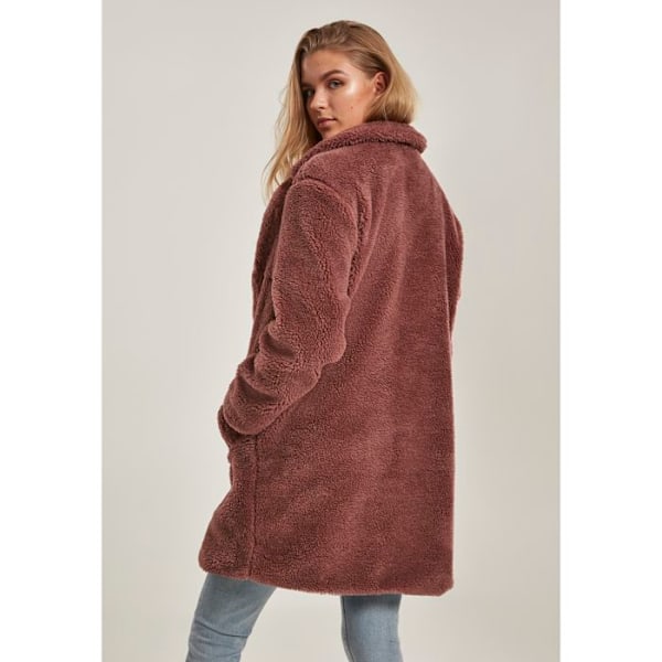 Parka kvinde - Urban Classic - Oversized - Sherpa - Vaflet fløjl - Multisport mörkrosa XS