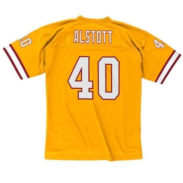 Amerikkalaisen jalkapallon pelipaita - NFL - Tampa Bay Buccaneers - Mike Alstott - Keltainen - Lyhythihainen Mörk gul M