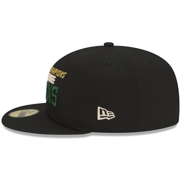 New Era 59Fifty lippu - Milwaukee Bucks NBA mestarit - Musta - Mies Svart 7