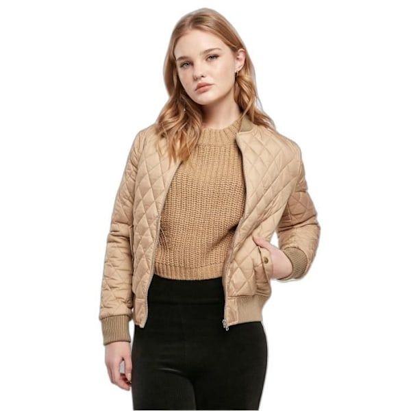 Doudoune til kvinder Urban Classics - Beige - Lange ærmer Beige XS
