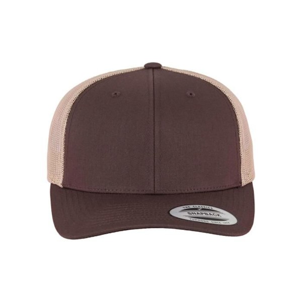 Trucker Cap - Flexfit - Mand - Sort - Casual - 47% bomuld, 25% polyester, 28% nylon