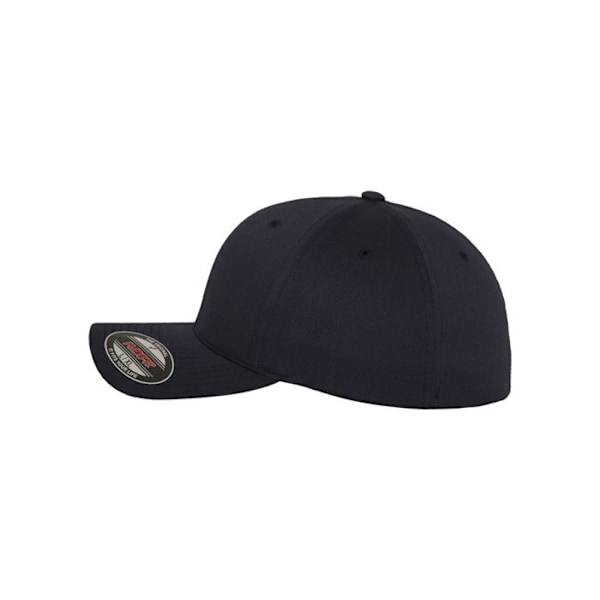 Keps - Flexfit - Wooly Combed - Mörkblå - Unisex - Sportkläder mörkblå L/XL