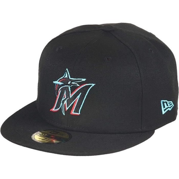 Casquette 59Fifty Basecap Miami Marlins MLB AC Performance svart från NEW ERA i polyester Svart 60 cm