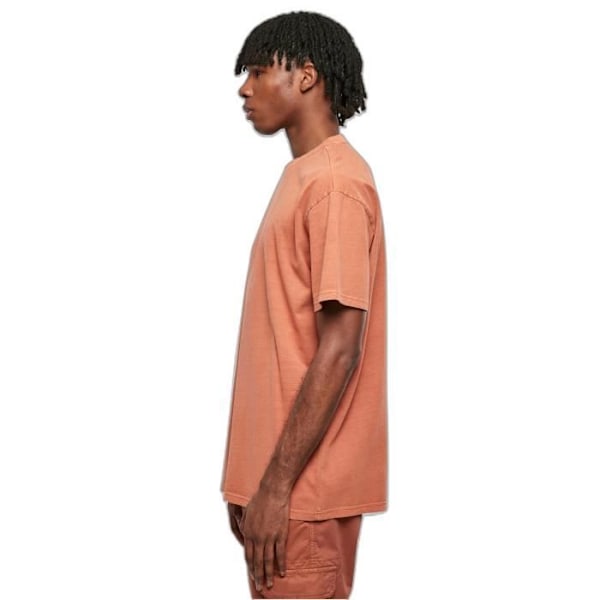 Urban Classics Oversized Heavyweight Garment Dyed T-Shirt - RÖD - 2XL Röd XXL