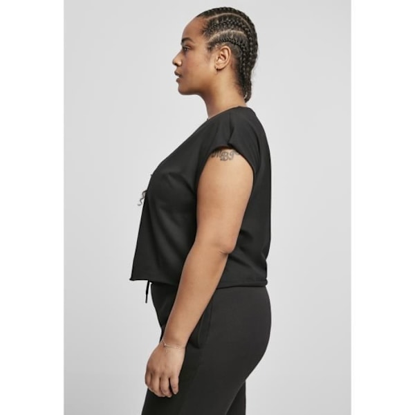 T-paita naisille Urban Classics orgaaninen lyhyt - musta - L musta XL