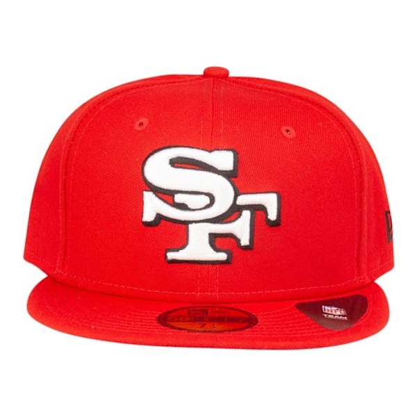 New Era 59Fifty Fitted Cap - ELEMENTAL San Francisco 49ers Röd 7