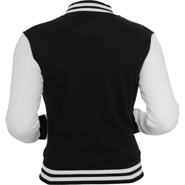 Urban Classics Woman - College Sweatjacket svart bl - M