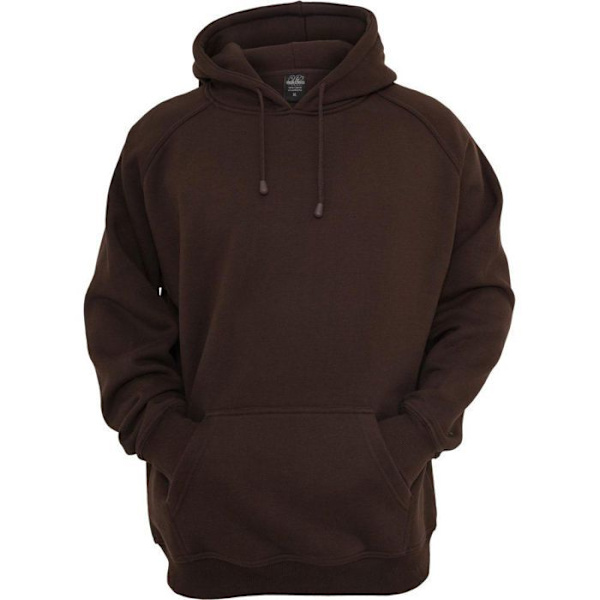 Urban Classics - Löst sittande svart huva sweatshirt Brun XXXXL