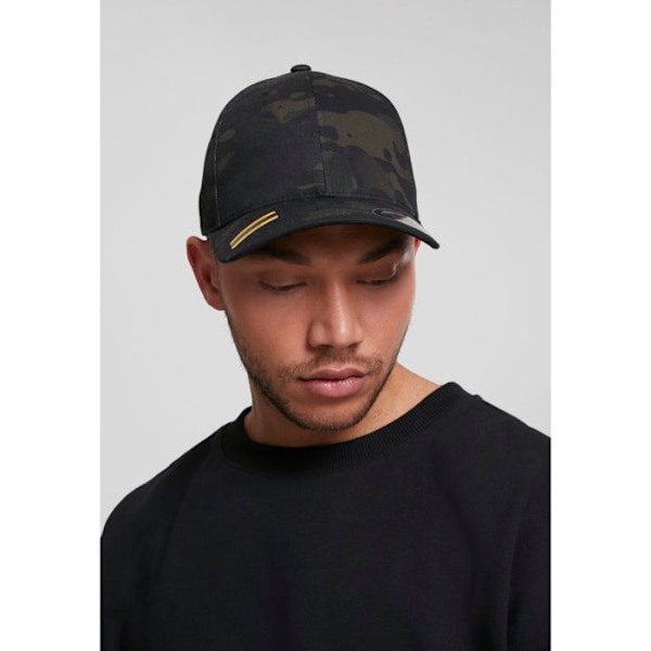 Casquette - Flexfit - Multicamo - Confort Flexfit - 98% bomuld - Unisex Sort camouflage S / M