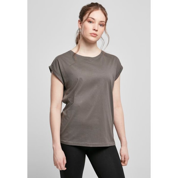 Naisten t-paita - Urban Classics - Laajennetut hartiat - 100% puuvillaa - Loose fit - Lyhyt hihainen svart XS