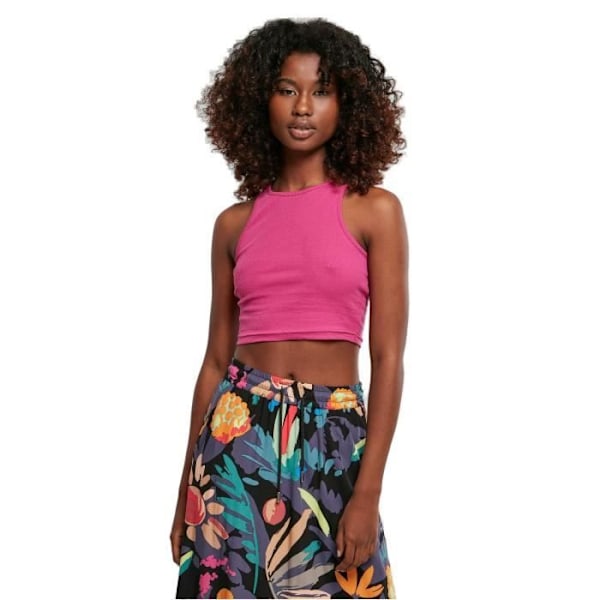 Urban Classics GT - lyhyt joustocollege naisille - fuksia - XXL Fuchsia rosa XXXXL