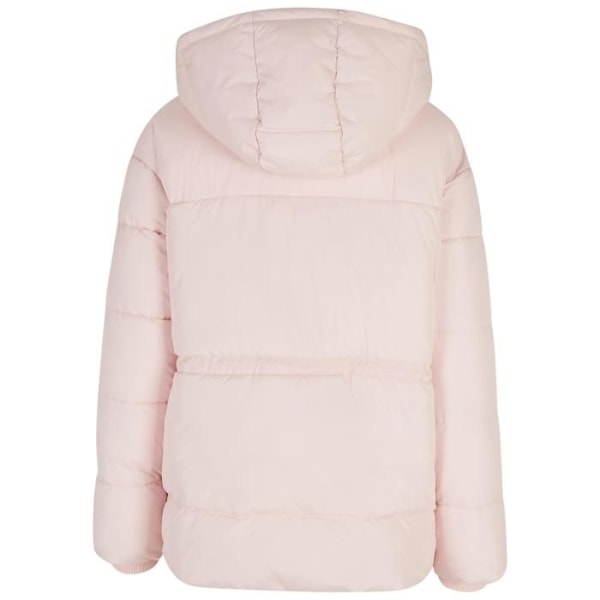 Doudoune dam - Urban Classics - Figursydd - Huva - Sidelommer - Taffeta-foder rosa S
