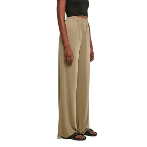 Urban Classics Modal GT vida byxor för kvinnor - khakigrön - 5XL Grön khaki XXXXXL
