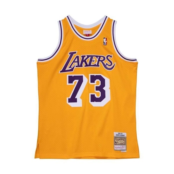 Maillot - Los Angeles Lakers - Dennis Rodman - 1998 - 100% Polyester - Utan ärm Gul XL