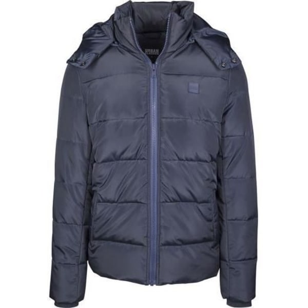 Tykk jakke - URBAN CLASSICS - PUFFER - Mørkeblå - M - 100% polyester Marine blå L