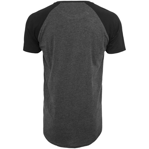 T-shirt - Urban Classic - Formet Lang T-shirt - Brun/Sort - Lange Ærmer - 100% Bomuld brun svart jag