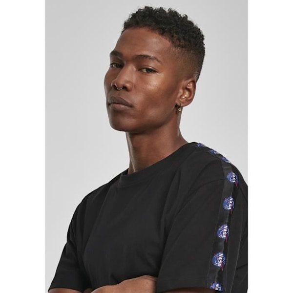 T-shirt - Mister Tee - logo tapet - Sort - Herre - Korte ærmer sort XL