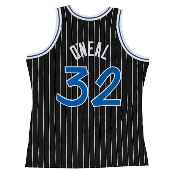 T-Shirt - MITCHELL & NESS - Shaquille O'Neal - 100% Polyester - Tætsiddende Snit - Korte Ærmer Svart M