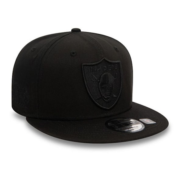 Snapback-kasket - New Era - 9FIFTY - Las Vegas Raiders - Monokrom - 100% Bomuld svart M/L