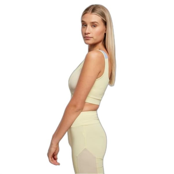Brassière til kvinder Urban Classics Color Block - gul/grøn/rose - M gul/grön/rosa M