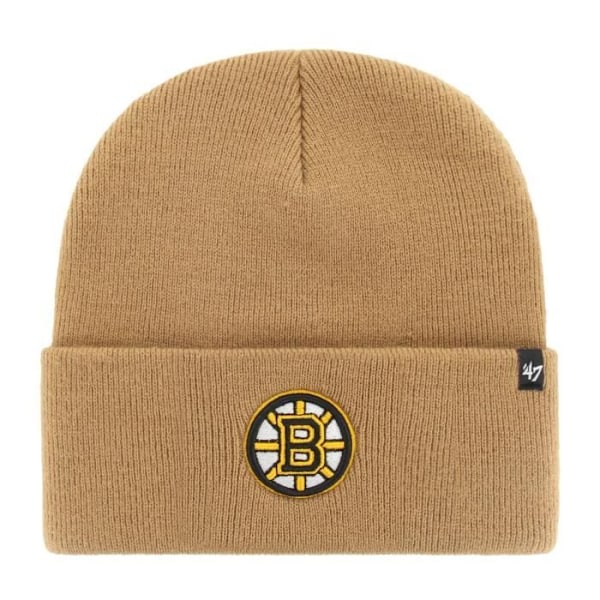Strikket hue 47 Brand - HAYMAKER Boston Bruins kamel - Mand kamel