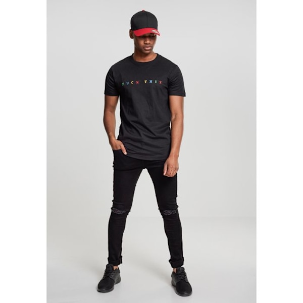 T-shirt - MISTER TEE - Fuck thi - Sort - Korte ærmer - Rund hals sort L