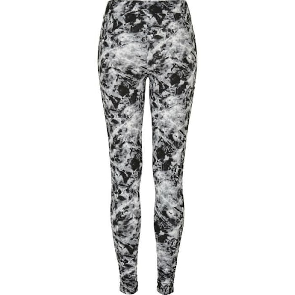 Legging dame Urban Classics Soft AOP GT - hvid/sort - 4XL vit svart XXXXXL