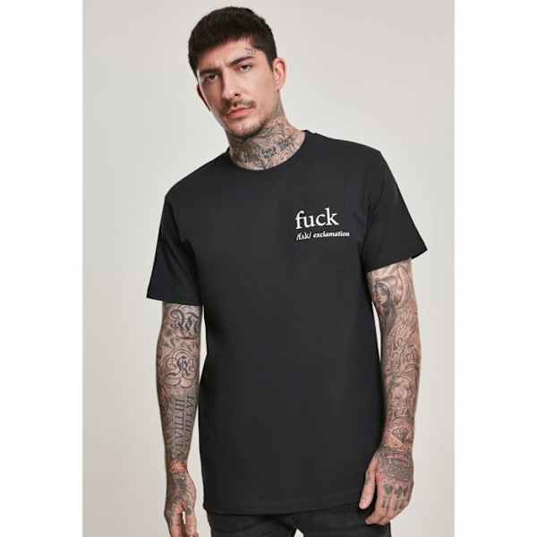 T-paita - Mister Tee - Vittu sinulle perus - 100% puuvillaa - Musta - Lyhyet hihat sort XL